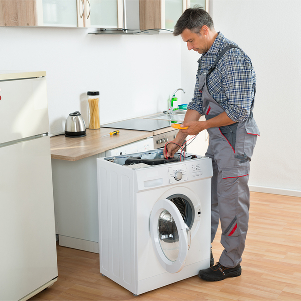 do you offer any warranties or guarantees on your washer repair work in Danese